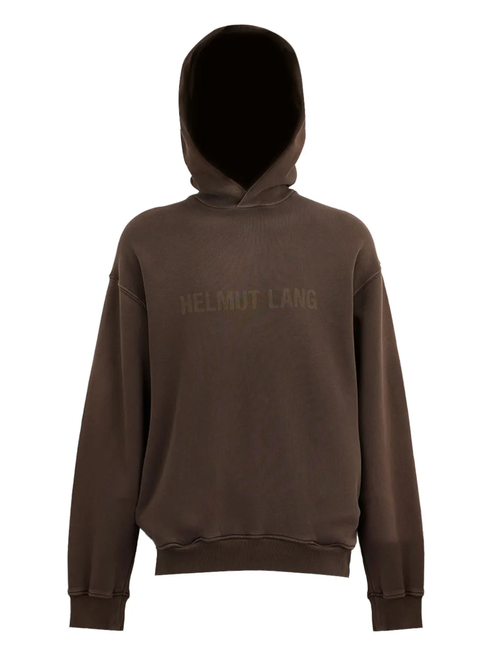 

Толстовка с логотипом Laser Studio Helmut Lang, коричневый