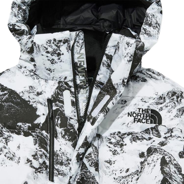 

Пуховики и пальто зимние унисекс белый снежная гора THE NORTH FACE