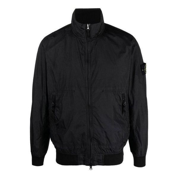 

Куртка crinkle reps jacket 'black' Stone Island, черный