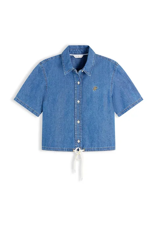 Блуза Tommy Hilfiger, синяя — фото 4