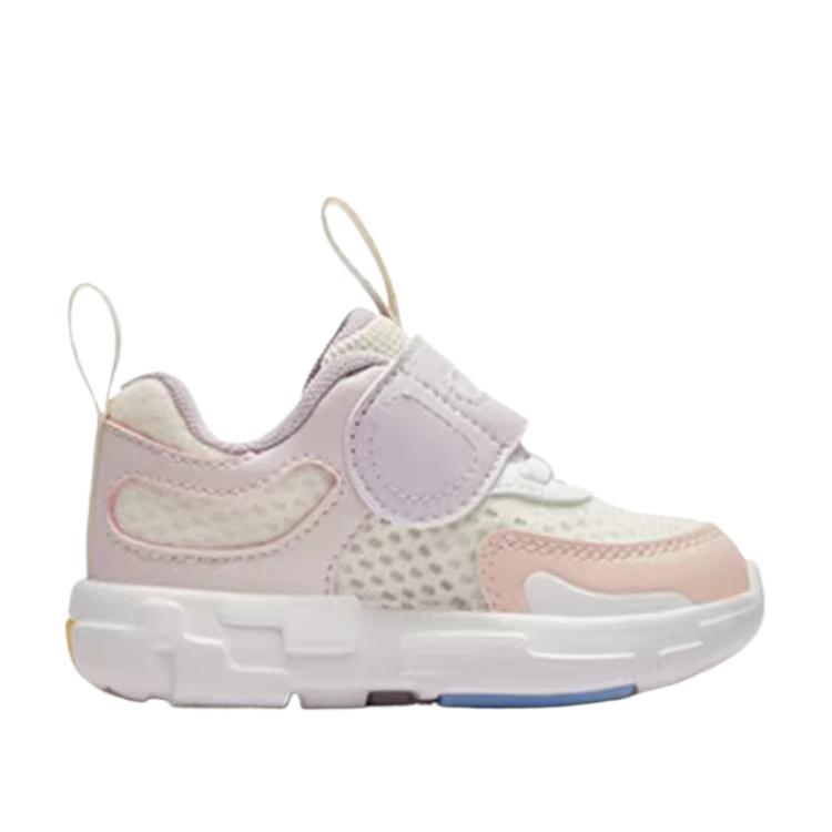 FILA KIDS Дышащие низкие детские туфли молочно-белого/голубого цвета с розовым цветком — фото 2