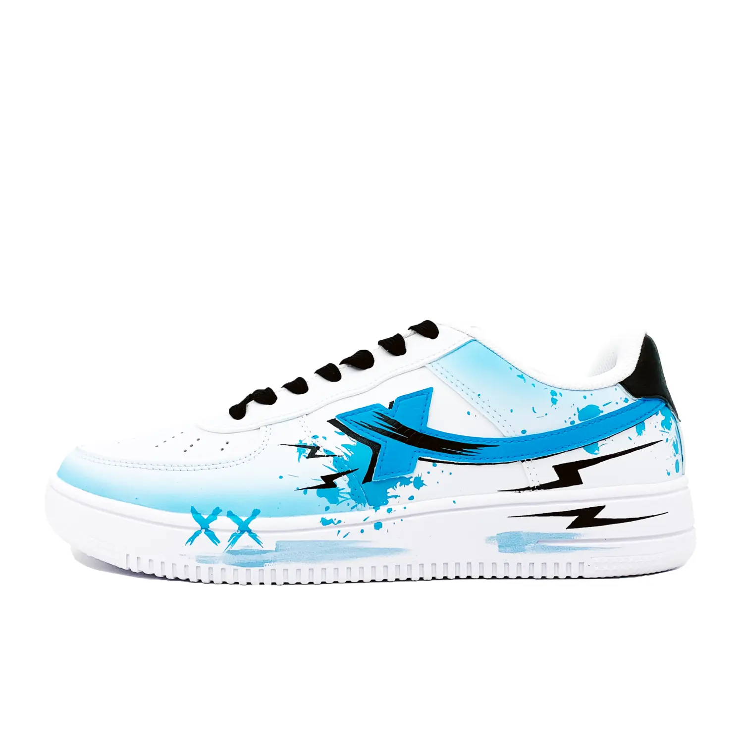 

XTEP Кроссовки Air Force One с низким верхом для скейтборда, противоскользящие, износостойкие, мужские, белые