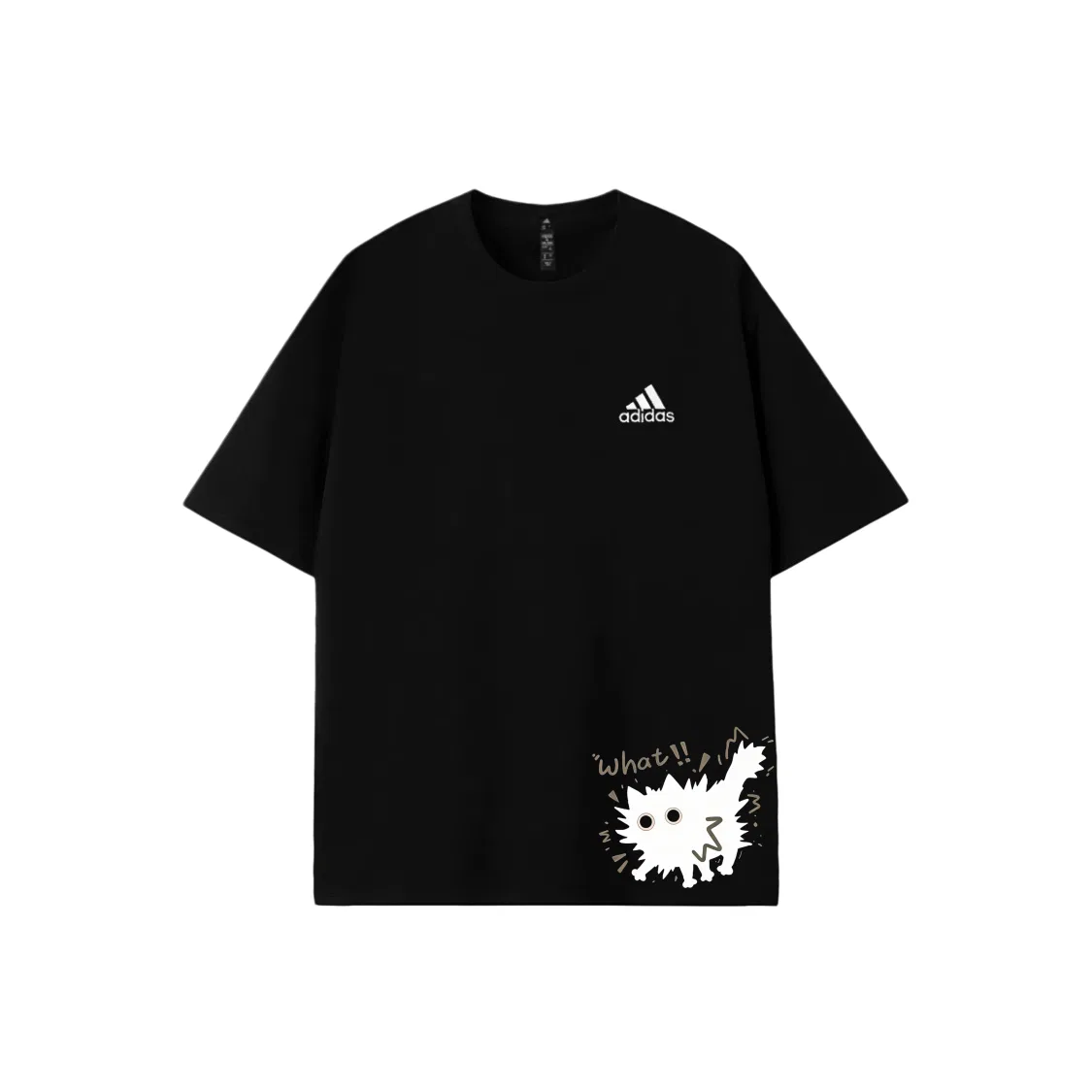 Футболка Adidas MUST HAVES с круглым вырезом, цвет Shopping Bag — фото 3