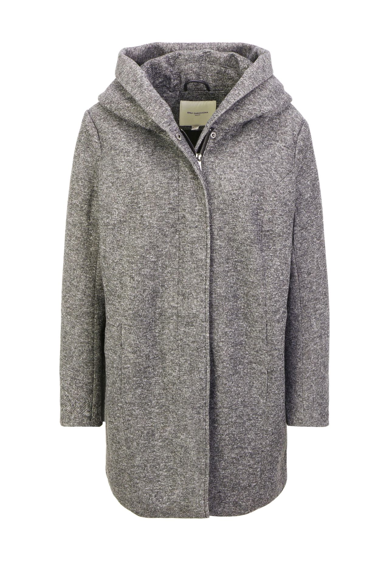 

Пальто, капюшон, для женщин ONLY CARMAKOMA, цвет 179074 Dark Grey