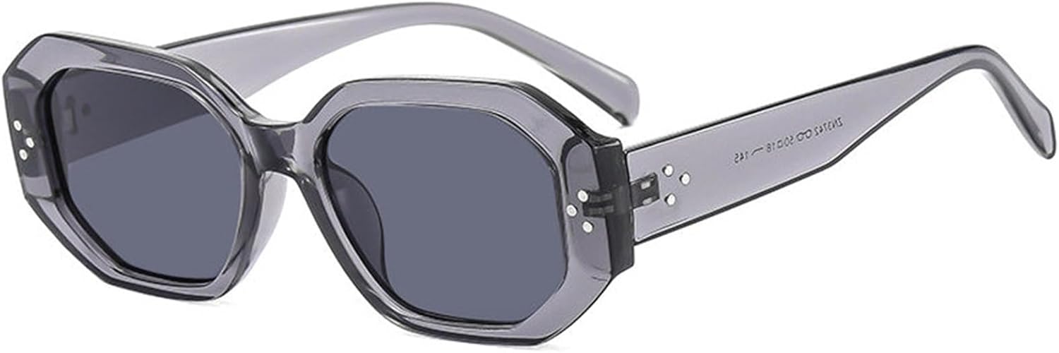 

Солнцезащитные очки Willochra Trendy Square для женщин и мужчин, уникальные дизайнерские очки в стиле 70-х и 80-х годов, многоугольные, черные, с защитой от УФ-излучения UV400, C5