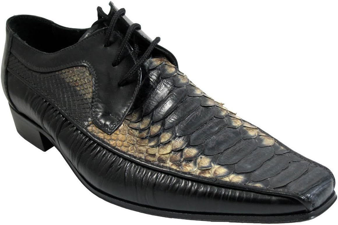 

Мужские итальянские дизайнерские шнурованные туфли Davinci 39195 Da'Vinci, черный