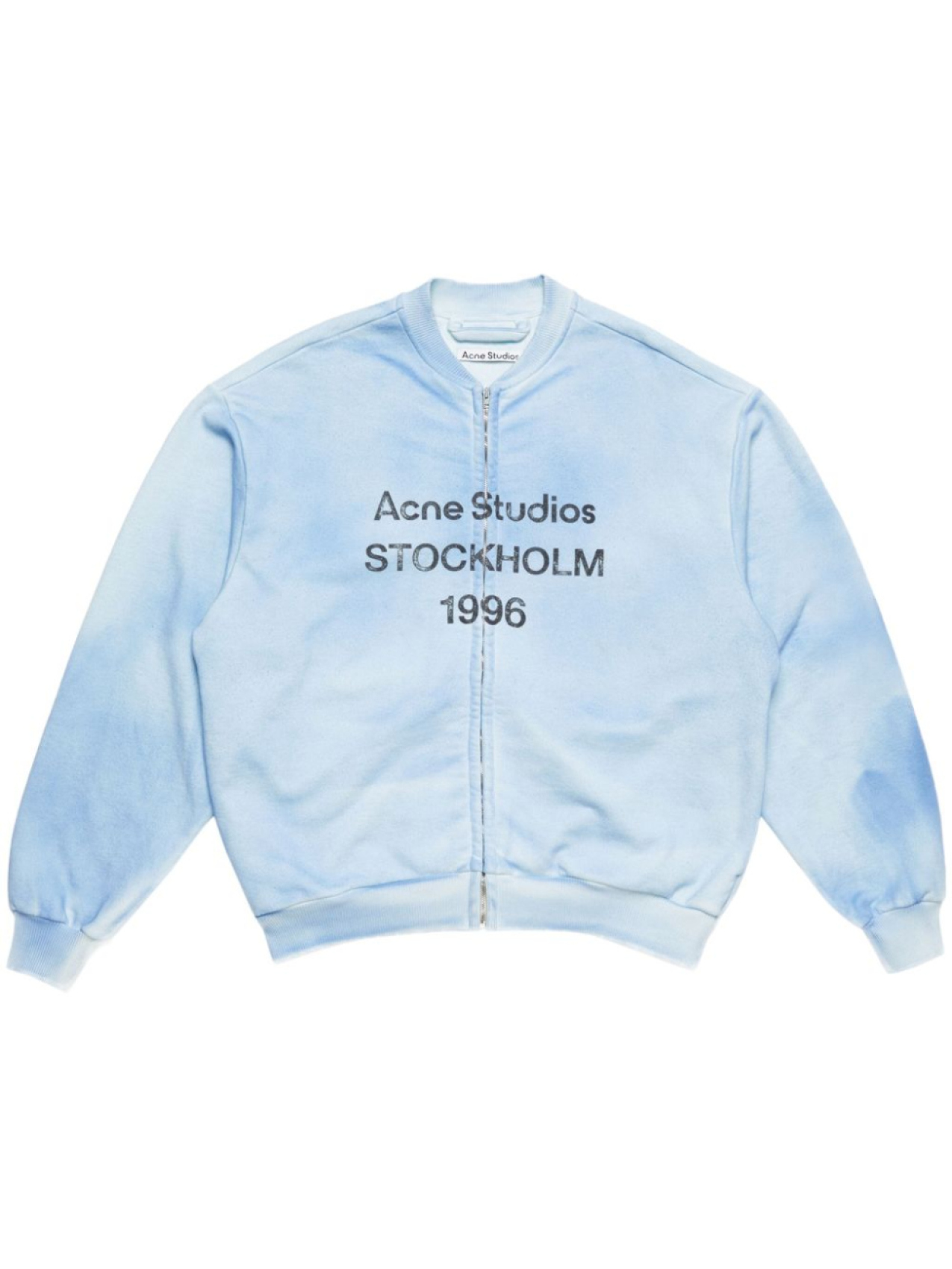 

Acne Studios толстовка на молнии с логотипом, синий