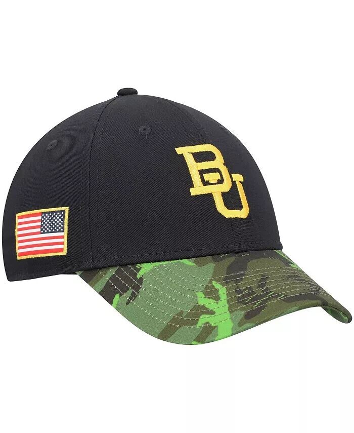 

Мужская черная камуфляжная регулируемая кепка Baylor Bears Veterans Day 2Tone Legacy91 Nike