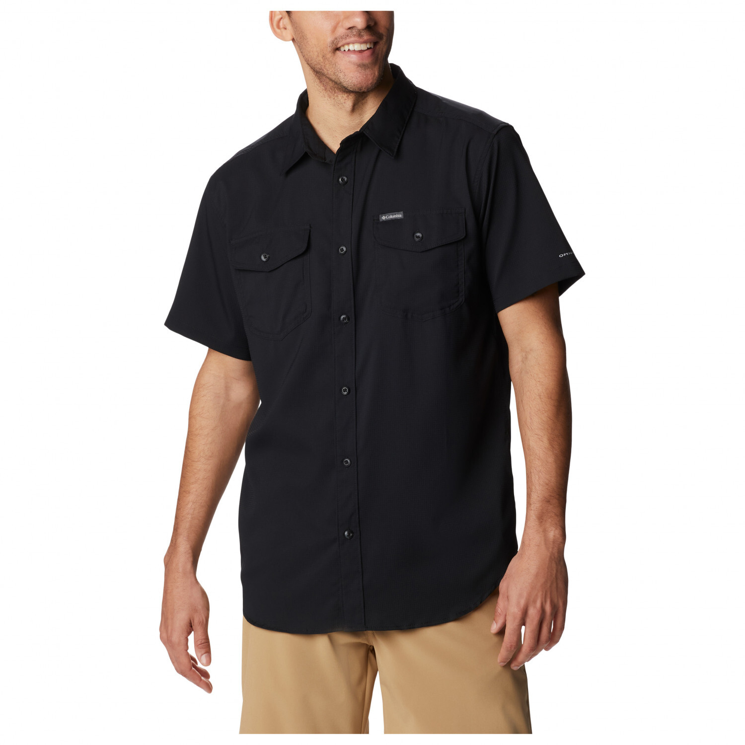 

Рубашка Columbia Utilizer II Solid Short Sleeve Shirt, черный