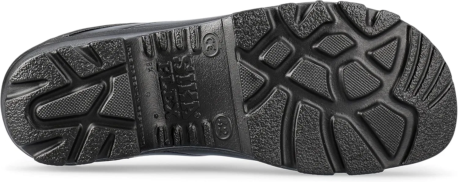 Сабо SIKA Unisex Flex offener, rutschfeste PU-Laufsohle, bequeme Schuhe für medizinisches Personal,weiches LBS-Fußbett, Permair-Leder,stoßdämpfender Clog für Industrie, Küche (HORECA) Arbeit & Freizeit, Black — фото 4