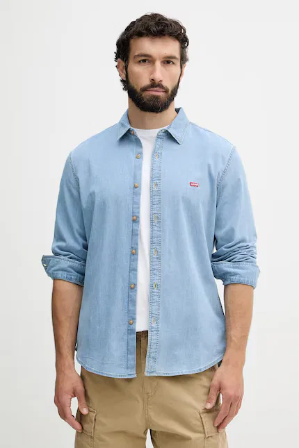 Рубашка джинсовая LS BATTERY HM SHIRT SLIM Levi's, синий