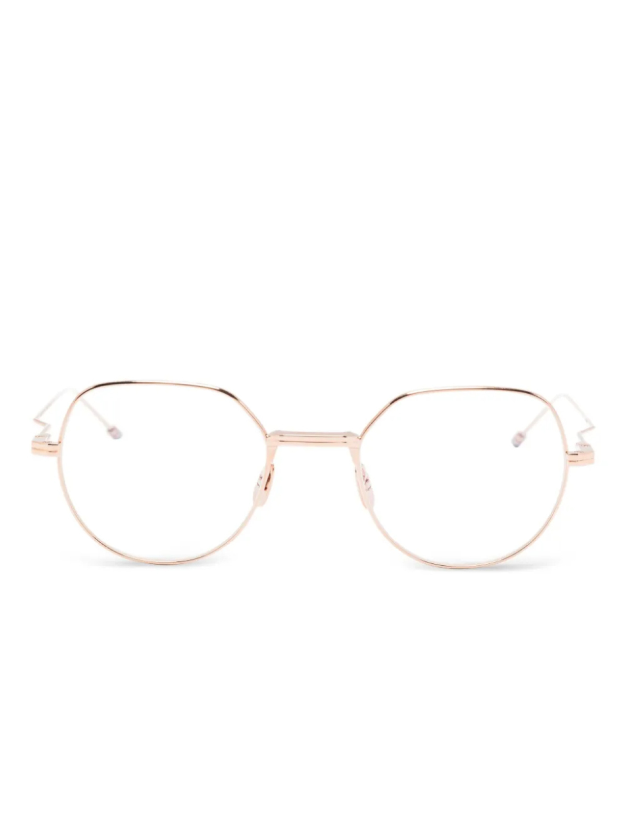 

Очки Thom Browne Eyewear в геометрической оправе, золотой