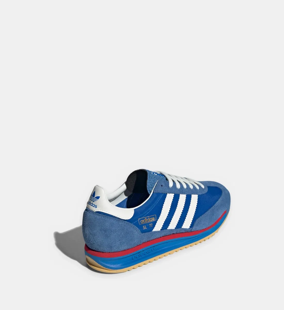 Низкие кроссовки SL72 из кожи adidas Originals, синий — фото 3
