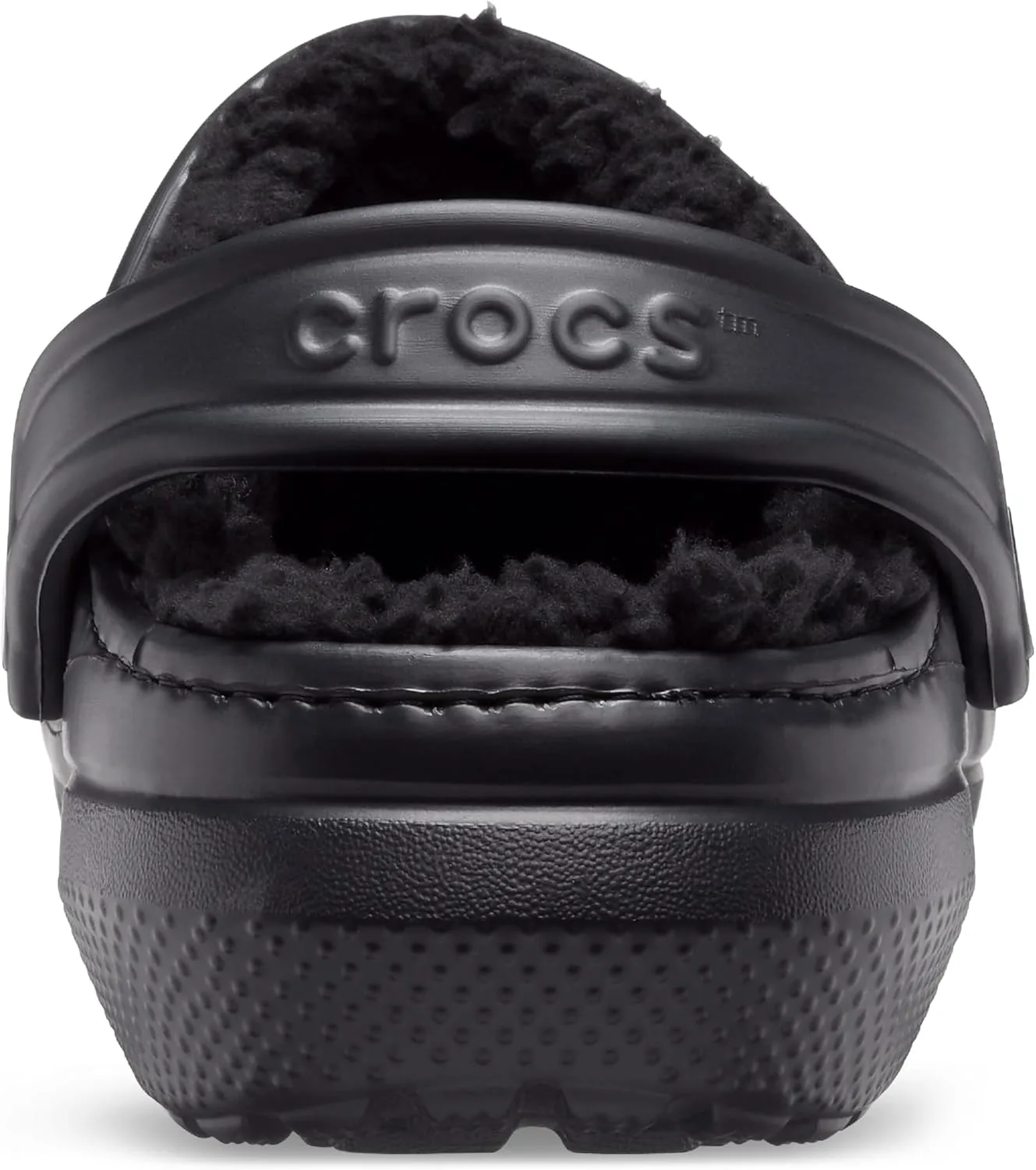 Сабо Crocs Classic Lined, черный — фото 4