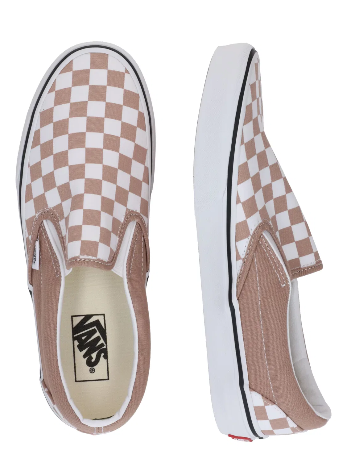 Слипоны 'Classic' Vans, Taupe — фото 2