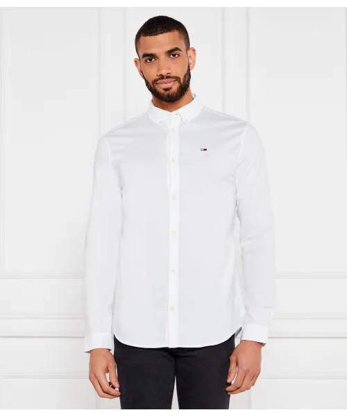 

Рубашка Slim fit Tommy Jeans, белый