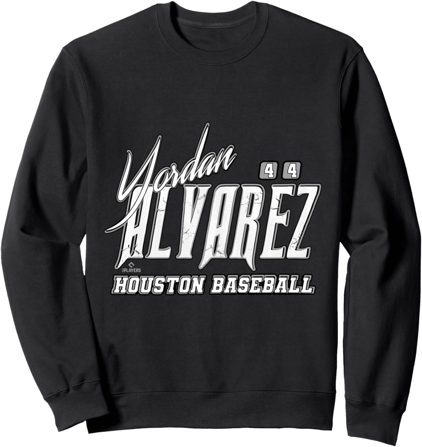 

Толстовка с надписью Yordan Alvarez Houston Baseball Rock MLBPA Ryno Sports, черный