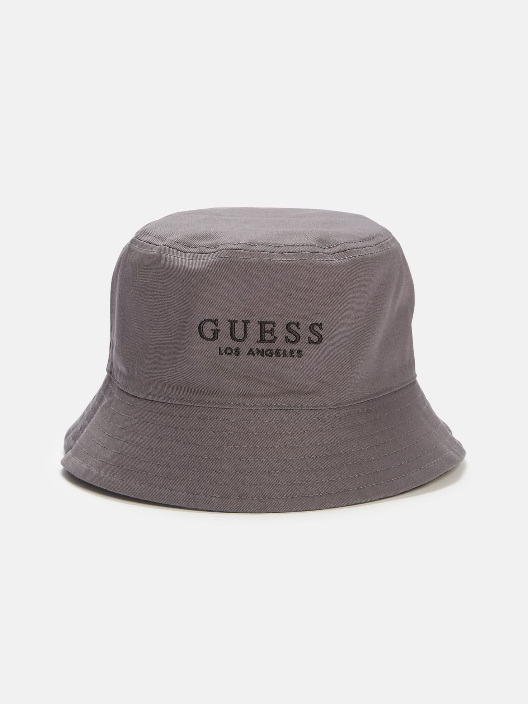 

Двусторонняя панама с вышитым логотипом Guess Factory, серый