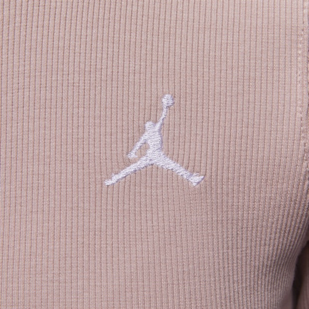 Кроссовки (WMNS) Air Jordan Long Sleeved Knitted Dress 'Fossil Lime White' — фото 3