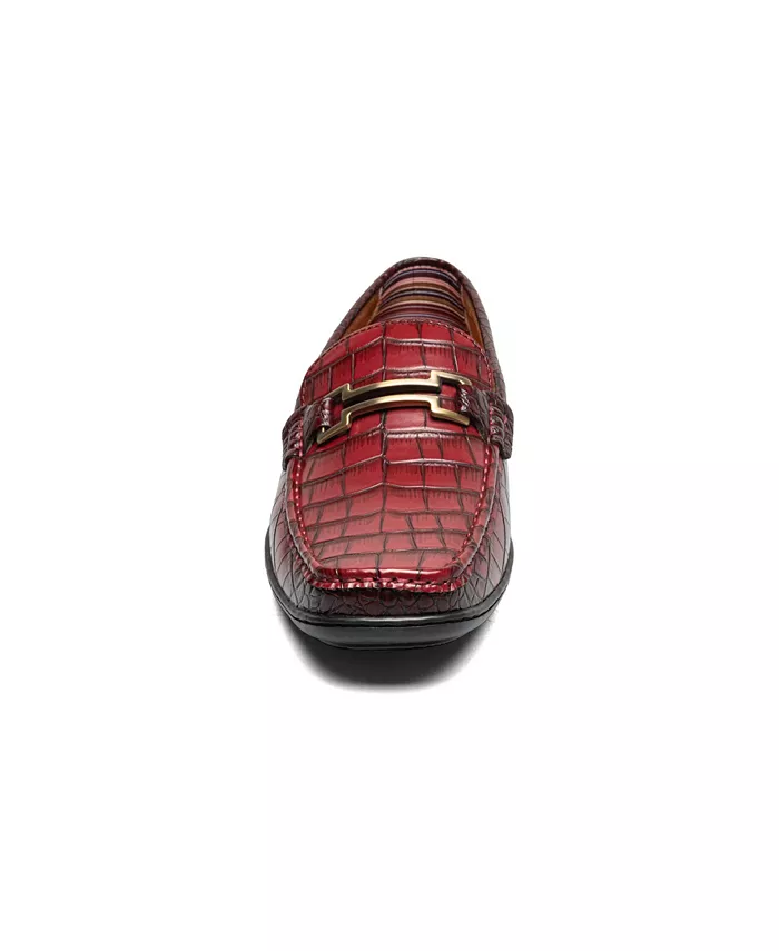 Мужские лоферы Embrey Moc Toe Bit Slip On Stacy Adams, фиолетовый — фото 2