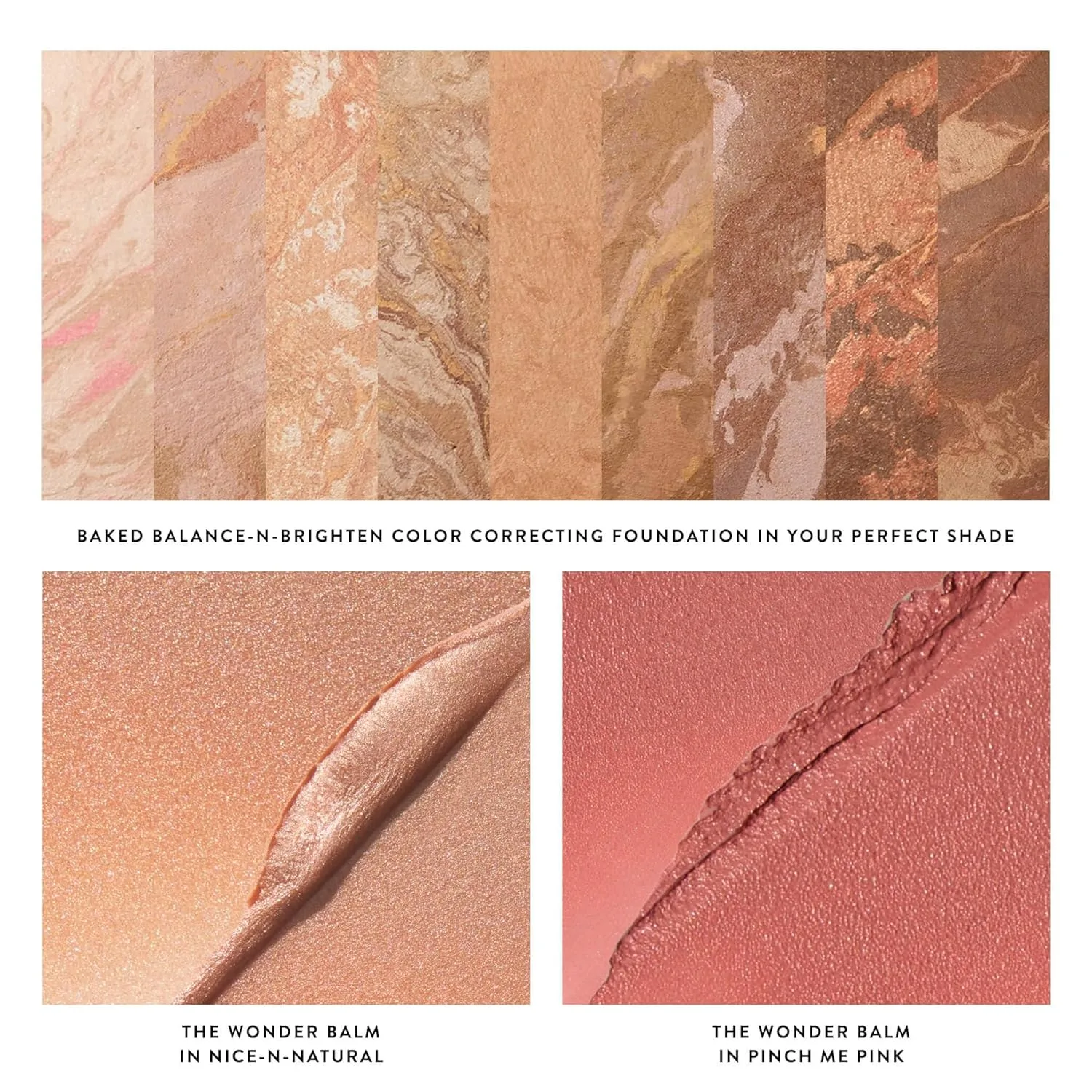 LAURA GELLER The Wonder Balm Heroes Kit (5 предметов) - увлажняющий бальзам для лица + выдвижная угловая кисть kabuki + кисть wonder + тональная основа Baked Balance-n-Brighten sand, beige — фото 2