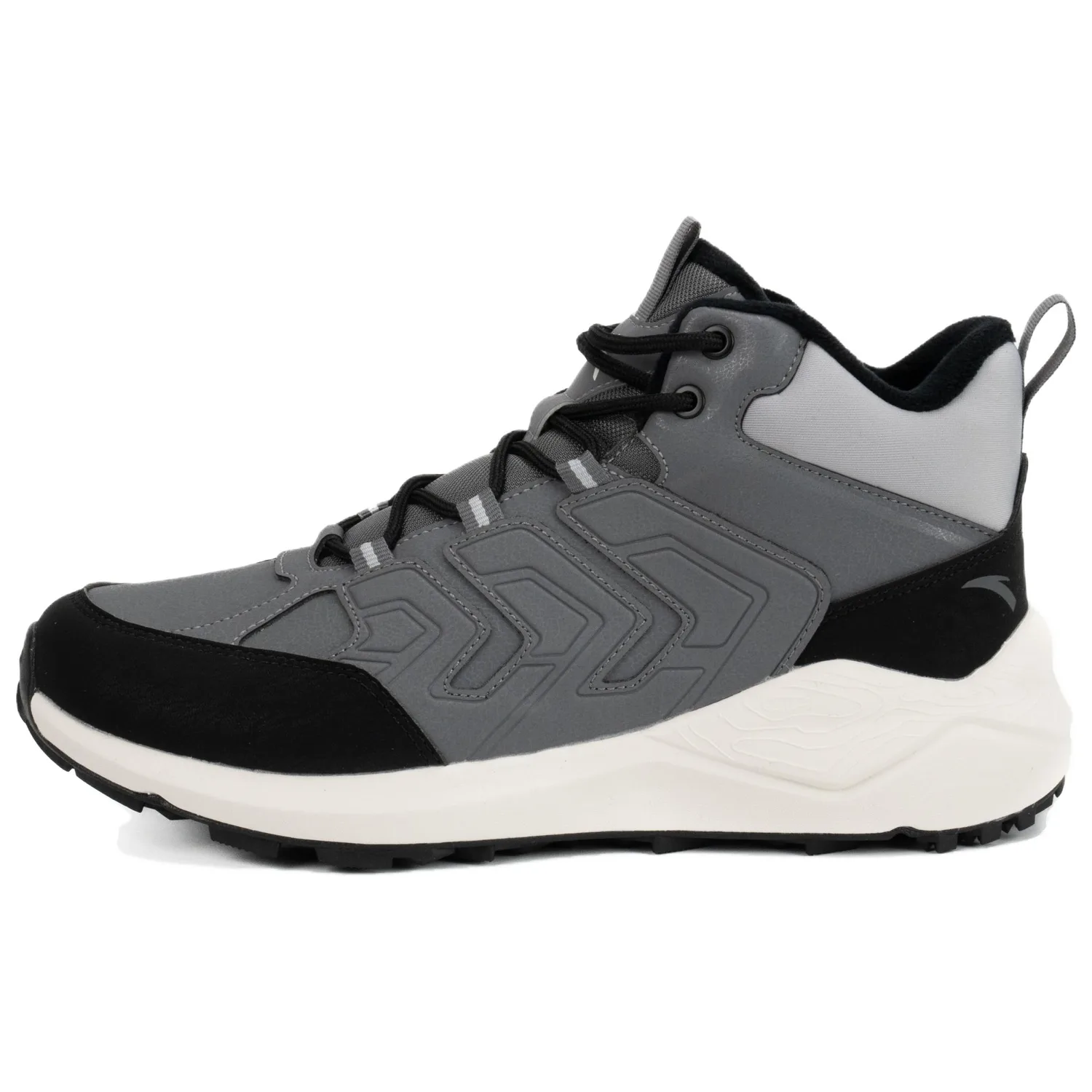 ANTA Кроссовки мужские mid top утепленные черные/серые
