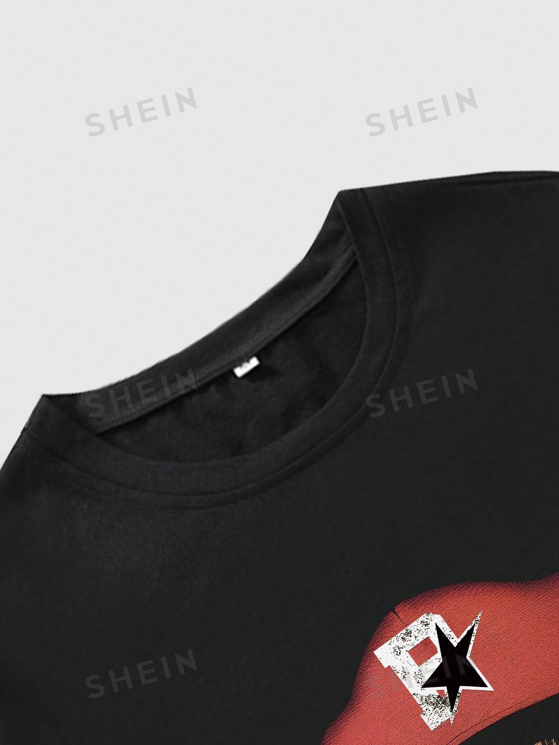 

Street Life Комплект из двух мужских рубашки и шорт с текстовым принтом, подходящий для повседневной носки Весной и летом для ношения в школе Romwe, черный