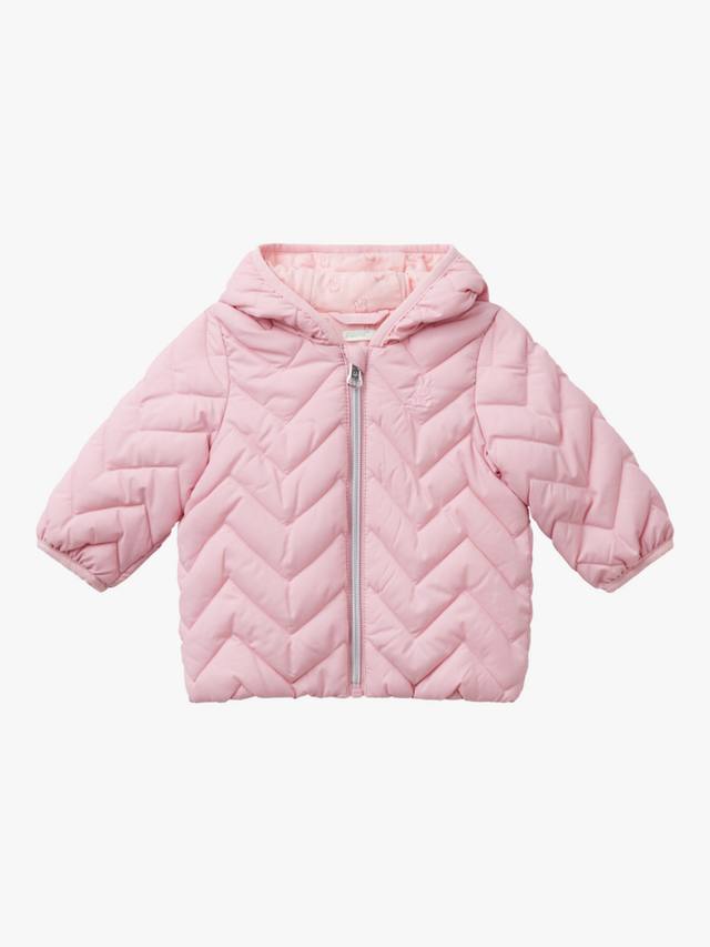 

Детская пуховая куртка Benetton, розовый