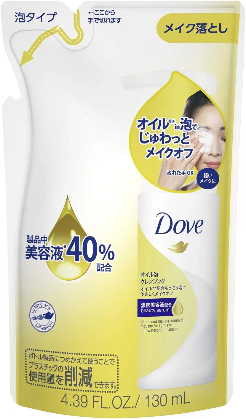 Пенка для умывания Dove — Oil Foaming Cleansing, 130 мл