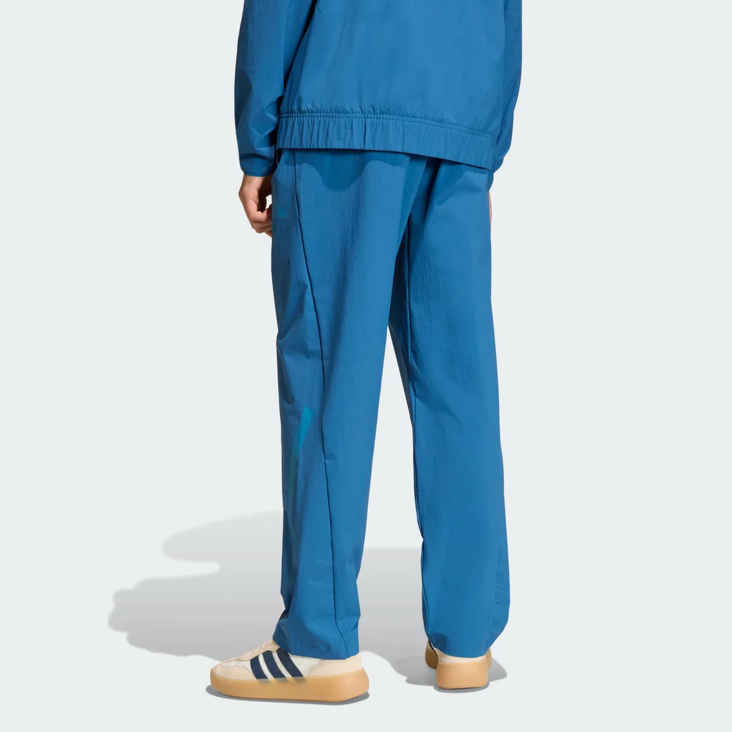 Спортивные брюки Adidas Sportswear свободного кроя ZNE синего и лазурного цвета — фото 3