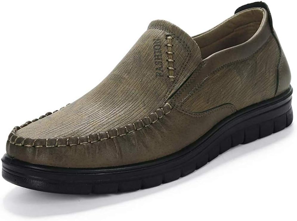 

Мужские слипоны-лоферы повседневные кожаные туфли для ходьбы и работы, дышащие, легкие, износостойкие, из текстиля Asifn, желтый