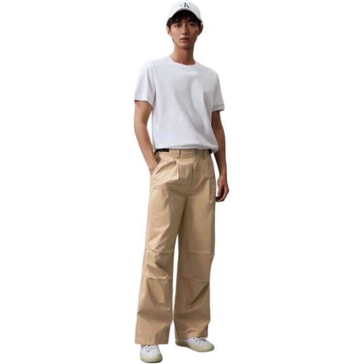 Повседневные брюки мужские цвета хаки Calvin Klein, хаки — фото 2