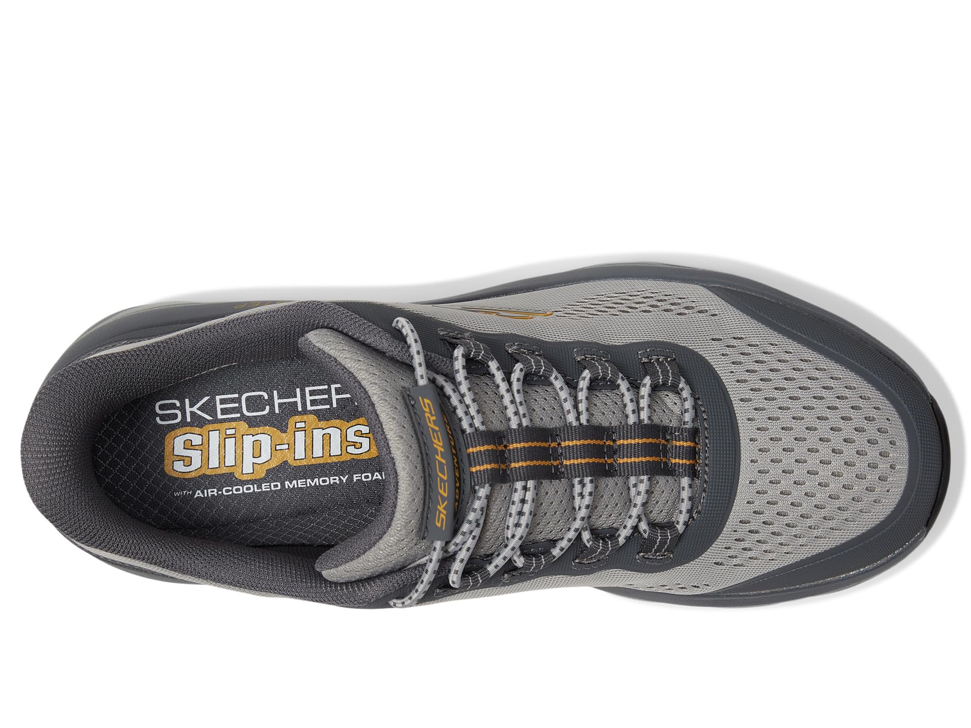 Кроссовки SKECHERS Glide-Step Sole Hands Free Slip-in, цвет Gray — фото 2