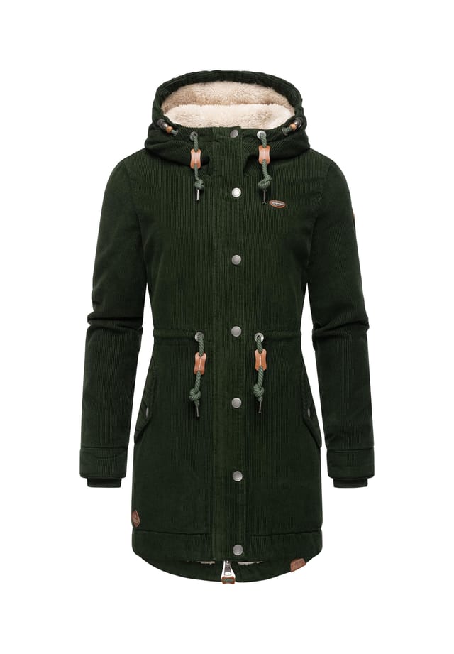 

Зимняя вельветовая куртка Canny Ragwear, зеленый
