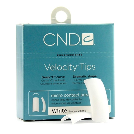 

Креативные накладные ногти Velocity False Nails White No.8 от Creative Nail Cnd