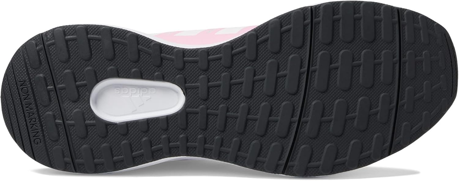 Кроссовки Adidas Unisex-Child Fortarun 2.0 для бега, белый/розовый/серый — фото 4