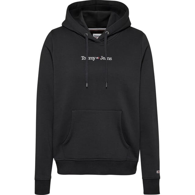 

Толстовка с линейным узором с регулярными засечками Tommy Jeans, черный