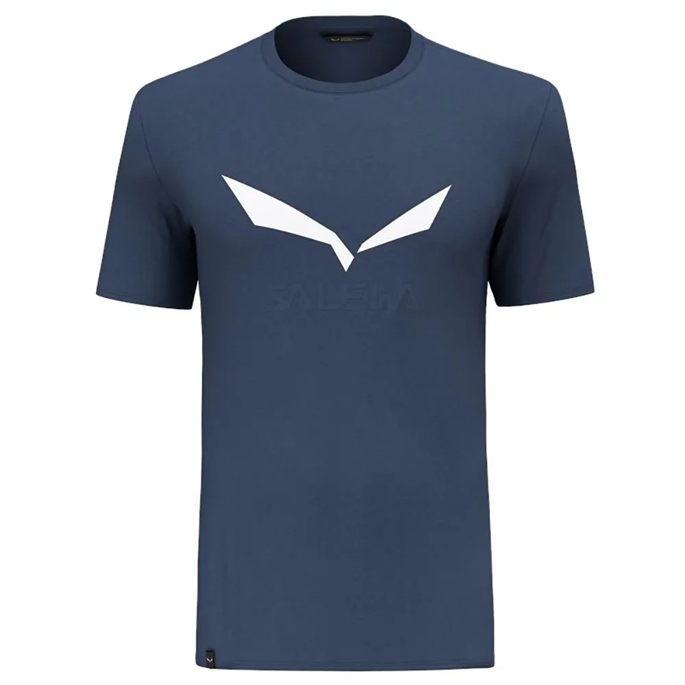

Футболка Salewa Solid Logo Dry, синий
