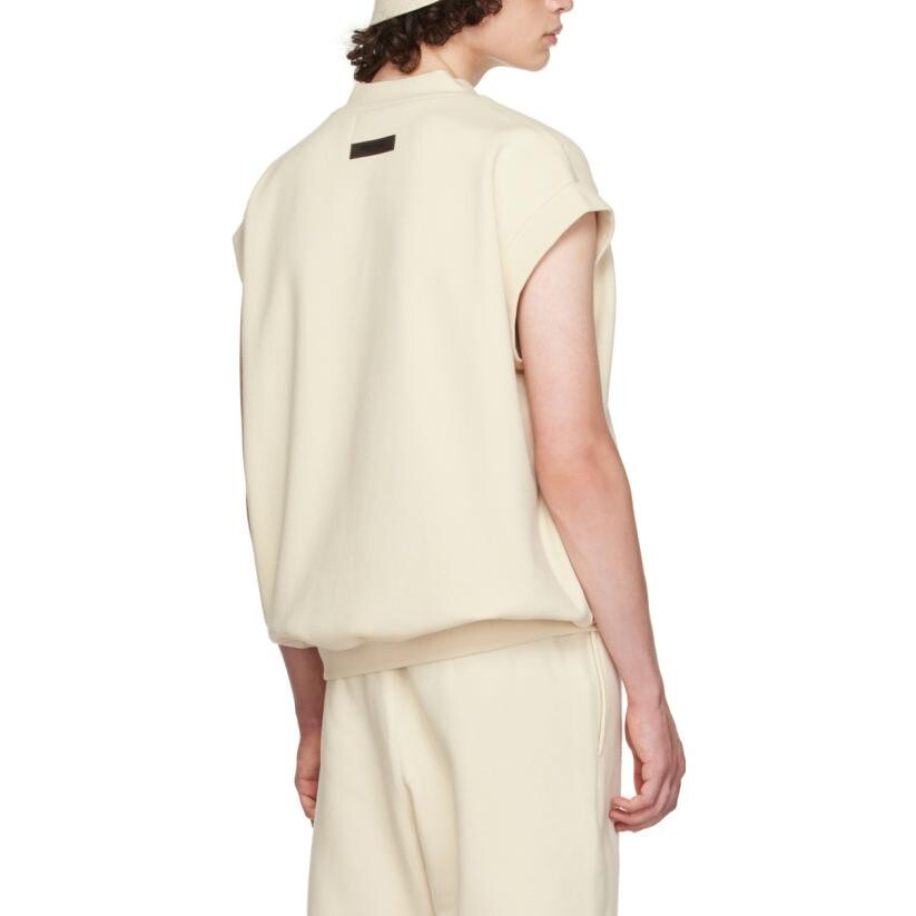 Жилет мужской яичная скорлупа белый Fear Of God Essentials, цвет Eggshell White — фото 4