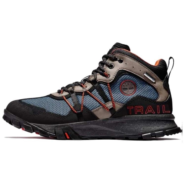 

Мужские походные ботинки Garrison Trail, средний верх, темно-синие Timberland