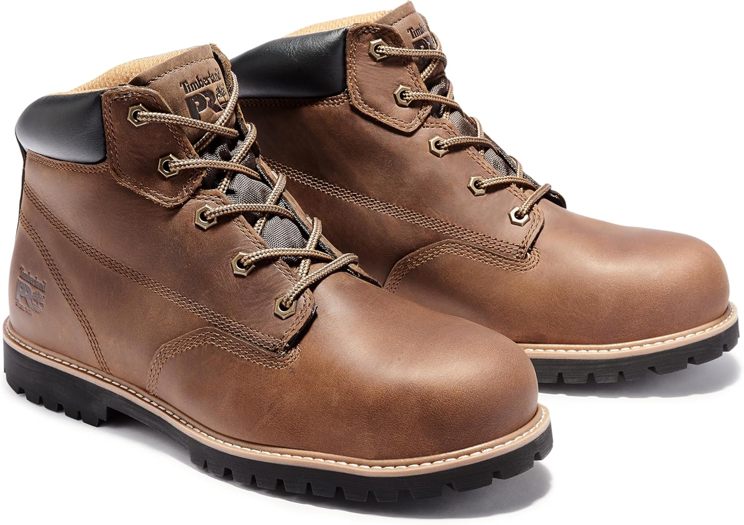 Timberland PRO мужские рабочие ботинки Gritstone 6 Inch со стальным защитным носком, Brown — фото 2