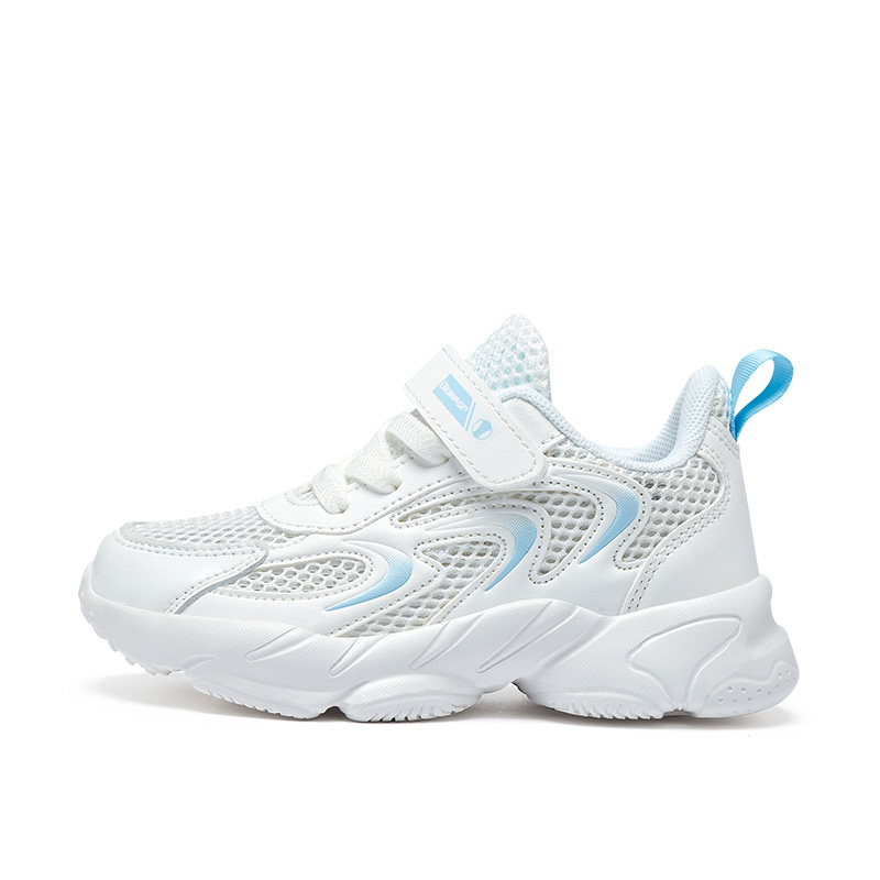 

Легкие и прозрачные детские беговые кроссовки Kids BIG WASP, белый синий