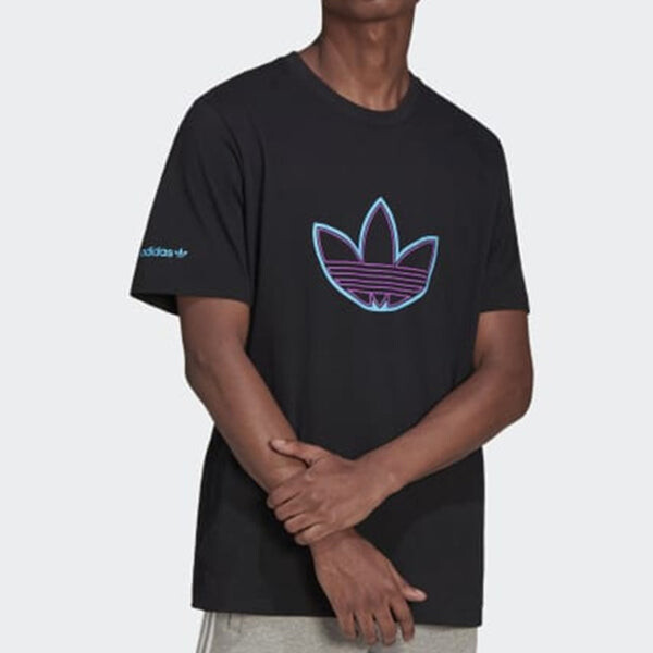 Футболка adidas originals Outline Logo T Tee, мультиколор — фото 3