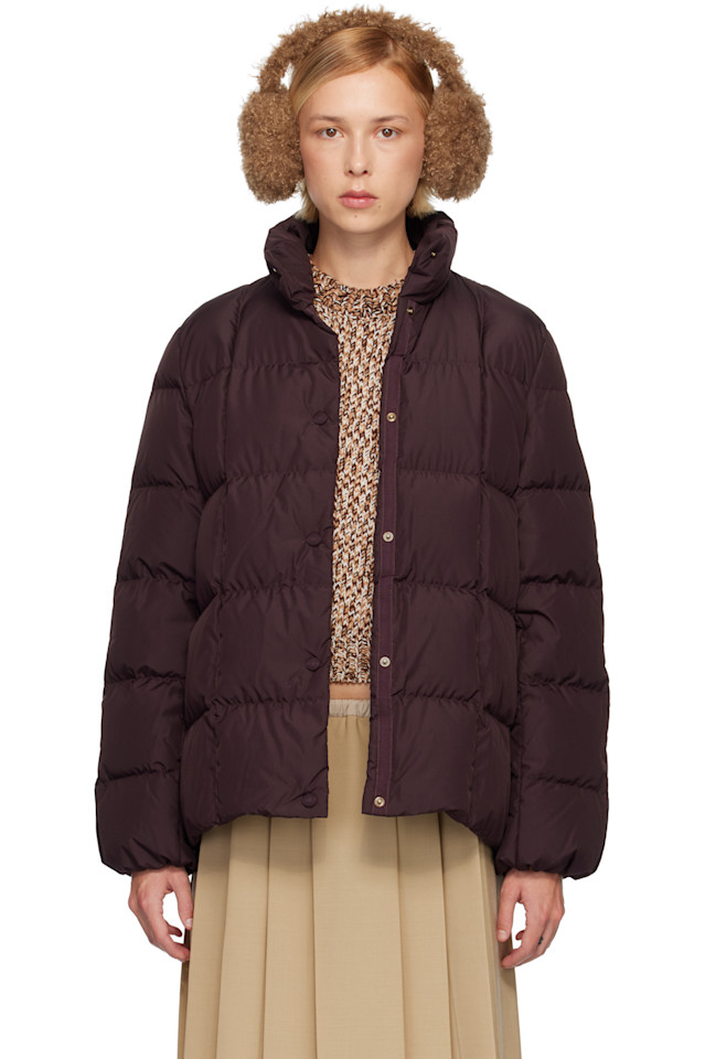 

Короткая стеганая пуховая куртка Cochevinne Moncler, Burgundy