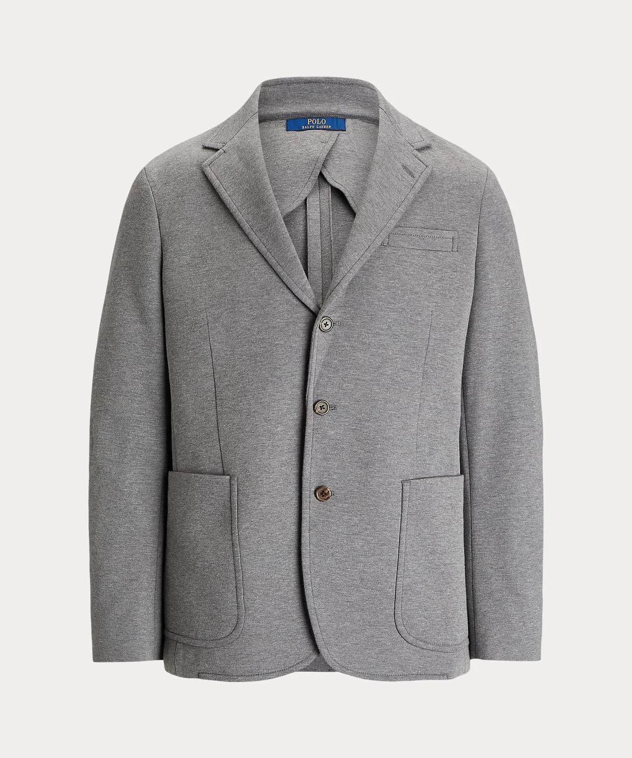 Спортивный пиджак Polo Soft Modern из двойного трикотажа, серый