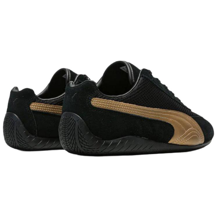 PUMA Скоростные кошки устойчивые к истиранию низкие повседневные туфли унисекс черный - черный, цвет Black — фото 3