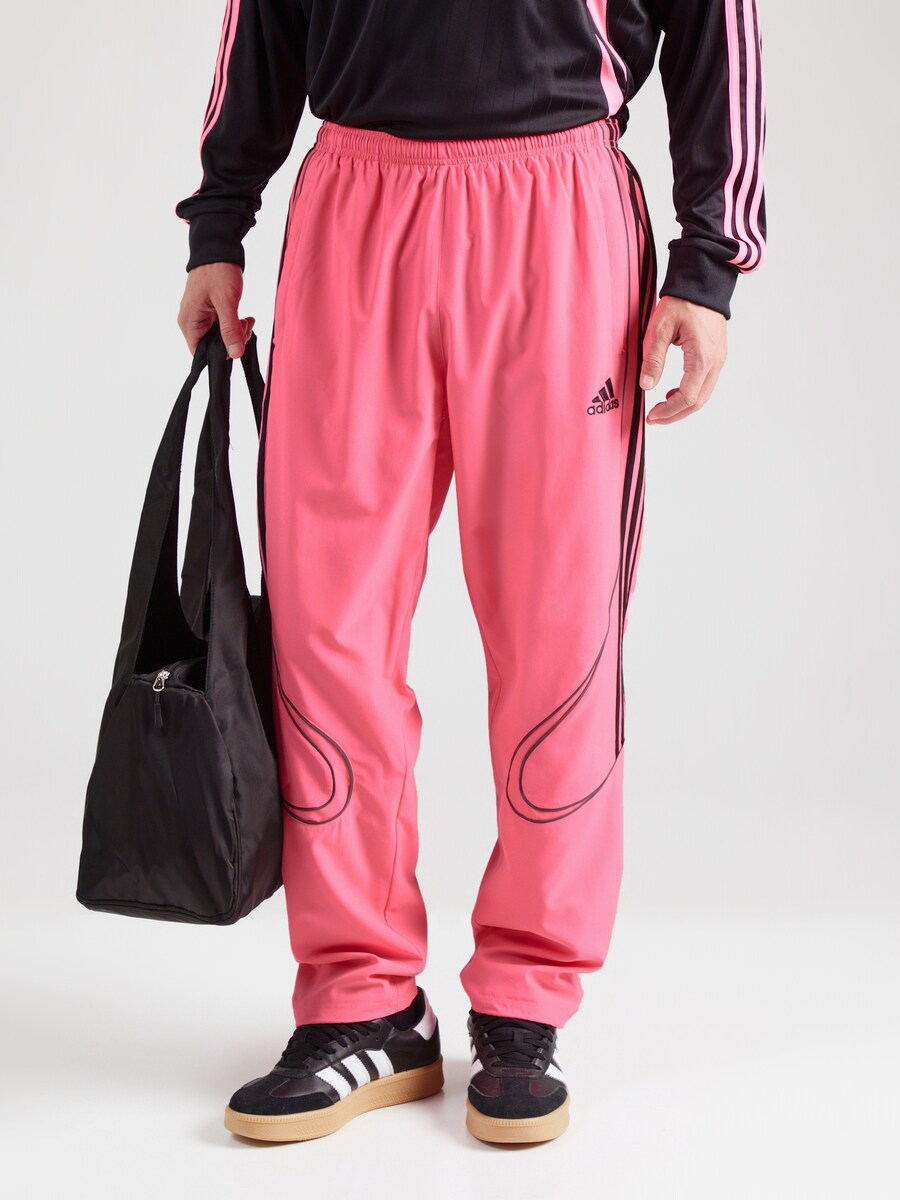 Брюки свободного кроя ADIDAS ORIGINALS TEAMGEIST, Pink — фото 2