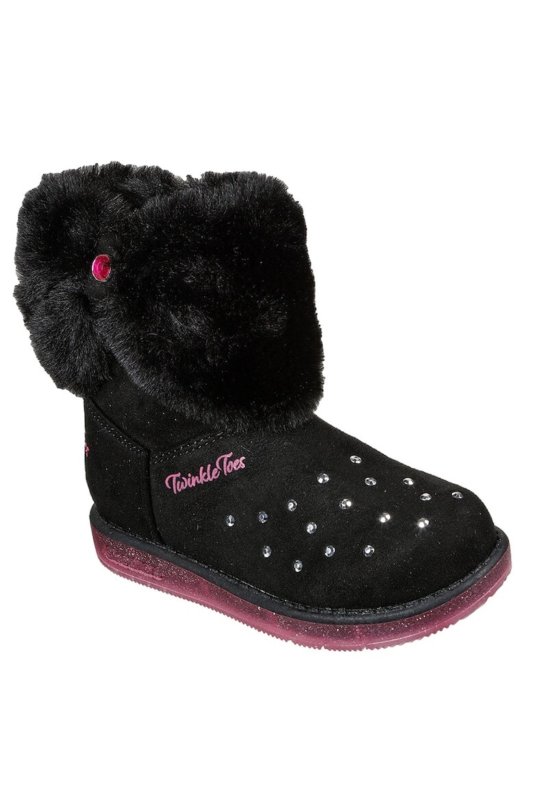 

Ботинки Gitzy Glam со светодиодной подсветкой Skechers, черный