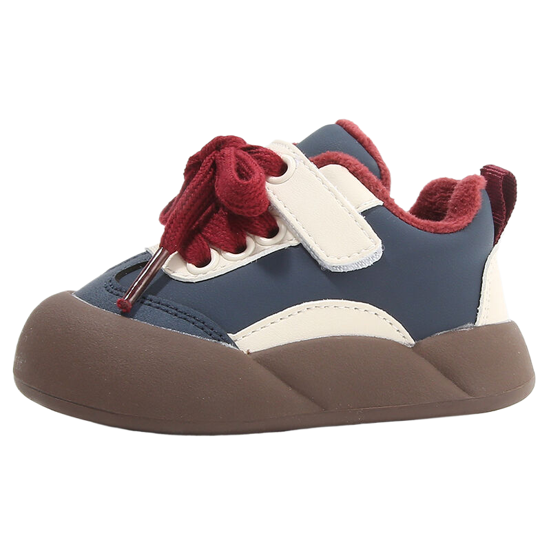 

Нескользящие теплые детские туфли для младенцев и малышей MAIBUXIONG, синий