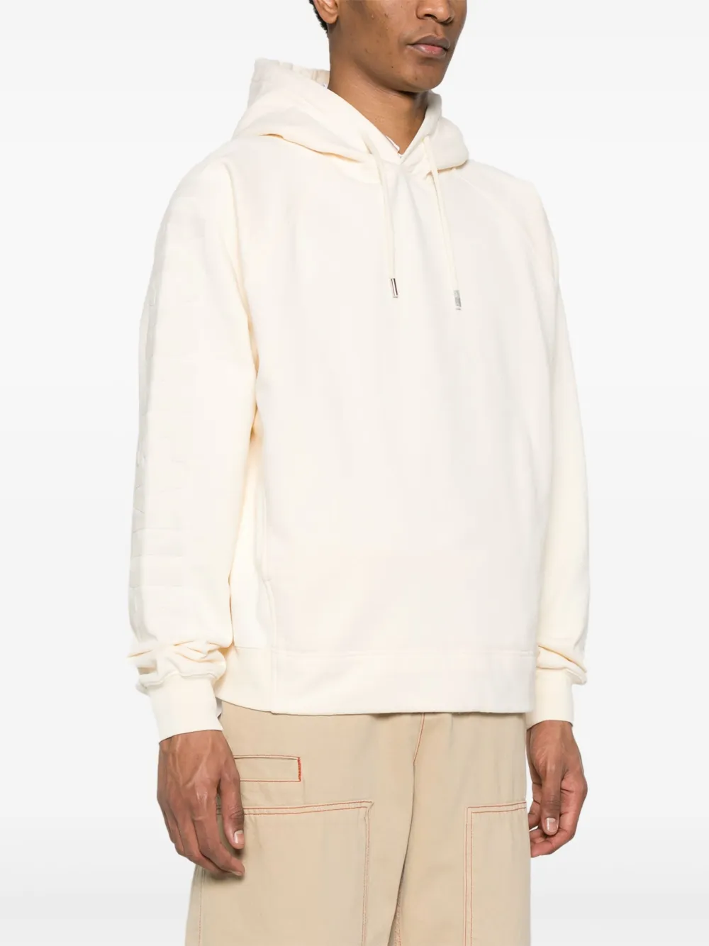 Толстовка Le Hoodie Typo JACQUEMUS, нейтральный — фото 3